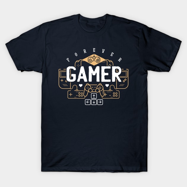 Forever Gamer T-Shirt by Safdesignx